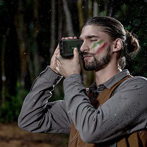 Mileseey Laser Rangefinder Hunting 800Yards, Angle Horizontal & Vertical Distance, Scan Mode, Speed, Accurate, 6X Magnification Archery Rangefinder, Rain Mode In Rain And Fog, Hardcase #TOP7