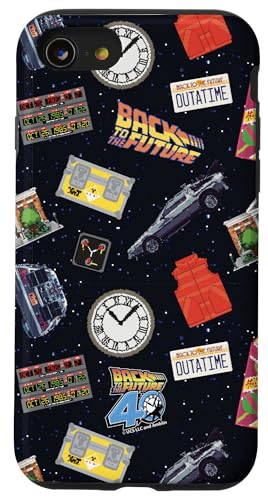 Back To The Future 40th Anniversary Starry Collage AOP Case for iPhone SE (2020) / 7 / 8