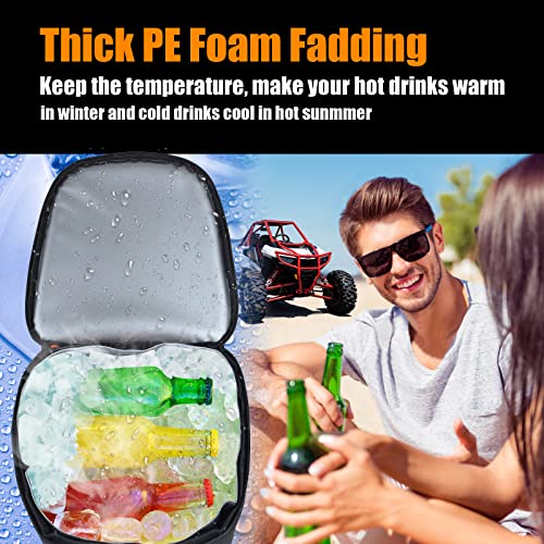 Bolsa de almacenamiento y refrigeración bajo el capó Goldfire RZR RS1, compatible con Polaris RZR RS1 2018-2023, impermeable, accesorios para UTV (número OEM: 2882700), con ribete naranja miniatura 5