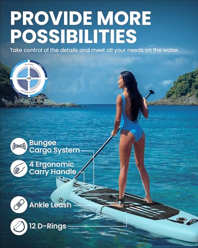 Miniatura 6 de Tabla De Paddle Surf Hinchable Con Accesorios Completos Premium Tabla Sup Hinchable Ultraligera Tabla De Sup Stand Up Paddle Board Unisex Adulto Y Jóvenes