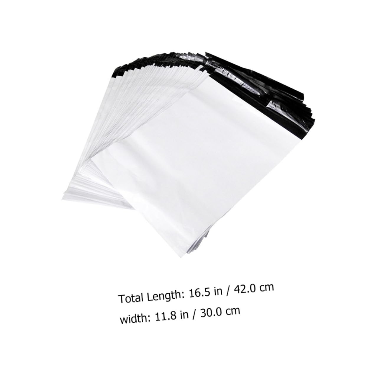 MAGICLULU 100pezzi Buste Per Spedizione Plastica Buste Impermeabili e Resistenti Per Traslochi e Spedizioni Sicure Materiale Pe Leggero e Autoadesivo