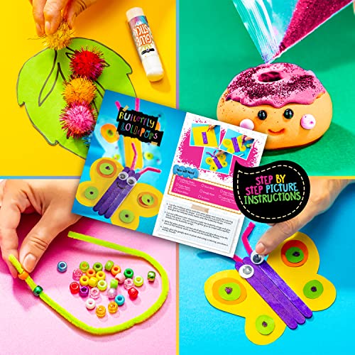 Original Stationery Jumbo Playdate Craft Kit, Over 1000 Fun Arts & Crafts Supplies To Make Slime Art & Kids Crafts, Ultimate Craft Set For Crafty Kids #TOP6