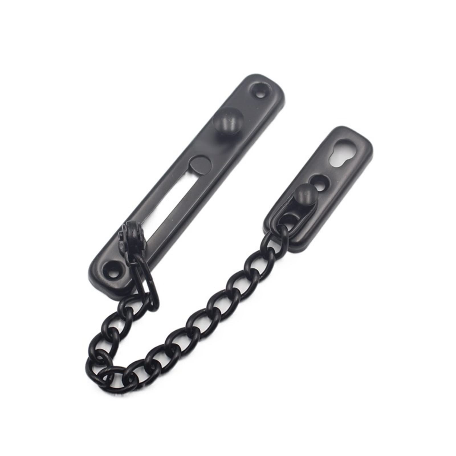 SFJSFIMQ Door Lock Stainless Steel Safety Chain Guard with Spring Anti-Theft Pressure Heavy Polished Latch with Screw