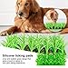 Alkyne Grass Mat for Cats, Silicone Grass Mat for Cats, Cat Grass Mat, Grass Mat for Cats Silicone Cat Foraging Snuffle (2pcs)