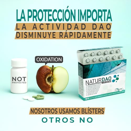 Enzima DAO comprar cápsulas de 1.000.000 HDU veganas, tratamiento histamina 5