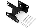 ATS Full Motion TV Wall Mount Bracket for 14-27 Inch LED, QLED, LCD, Smart TV & Monitor | 180° Swivel, Tilt Adjustable, Heavy-Duty Revolving Wall Stand | VESA Compatible (75x75, 100x100) gallery image