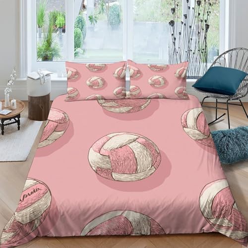 Housse de couette volley-ball 135x200 microfibre 3D - 4