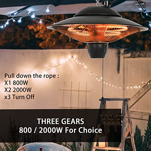 Yuanyan Calentador eléctrico de patio al aire libre Cover