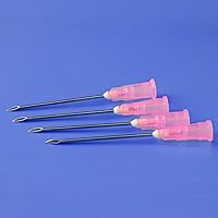 Vista 7 de Paquete de 100 accesorios desechables Luer Lock de calibre 18 de 1.5 pulgadas, envueltos individualmente