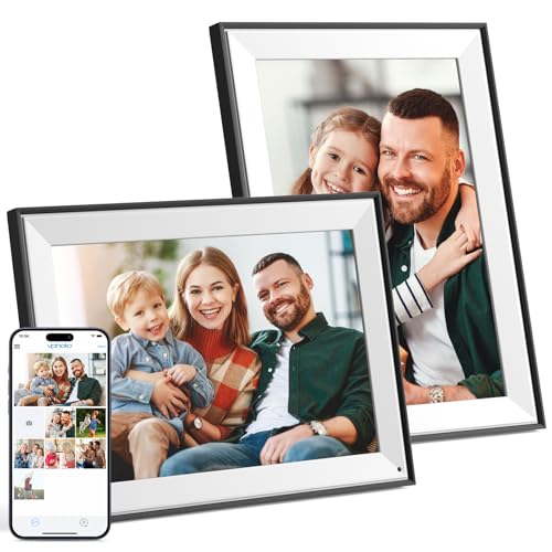 Image of Dragon Touch 10.1'' WiFi Digital Picture Frame - HD IPS Touch Screen Digital Photo Frame Display, Auto-Rotate, Share Photos /Videos Instantly via Free App Best Gifts for Birthday, Wedding, Mom，2 Pack