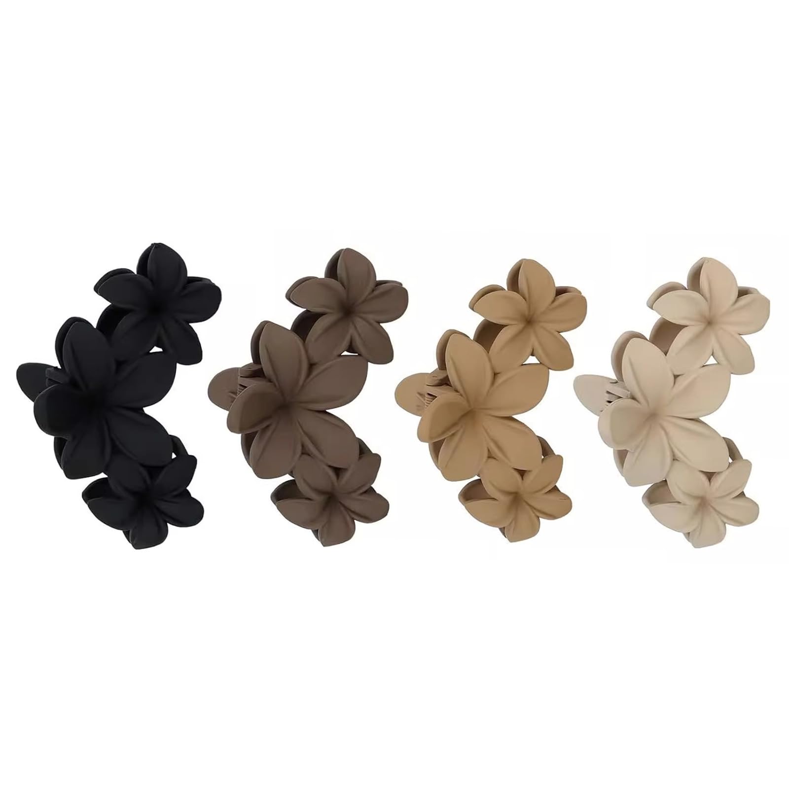 MICFENY Stylish Blossom Design Hair Clip Matte Finish Barrettes Strong Hold Hairpin For Daily Use And Special Occasion