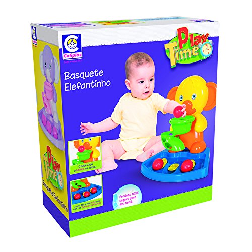 Play Time Basquete Elefante, Cotiplás, Lilás/Amarelo