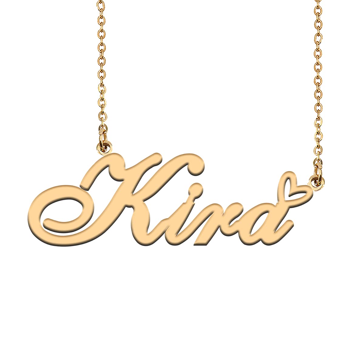 HUAN XUNCustom Name Necklaces Personalized Necklace with Name 18k Gold Plated Heart Stainless Steel Customized Jewelry Gifts for Women Mother Day Christmas Birthday