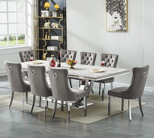 Luxury Marble Dining Table Extendable