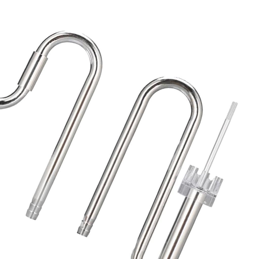 Tubo Filtro Riutilizzabile per Acquario Lily in Acciaio Inox con Ingresso E Uscita per Acquario Piantumato (12 Mm, 16 Mm), 12 Olio-Pellicola Regolare