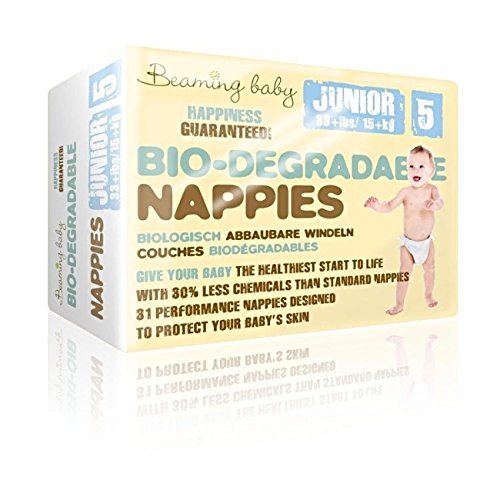 Beaming Baby Bio-Degradable Junior Nappies 34'spieces