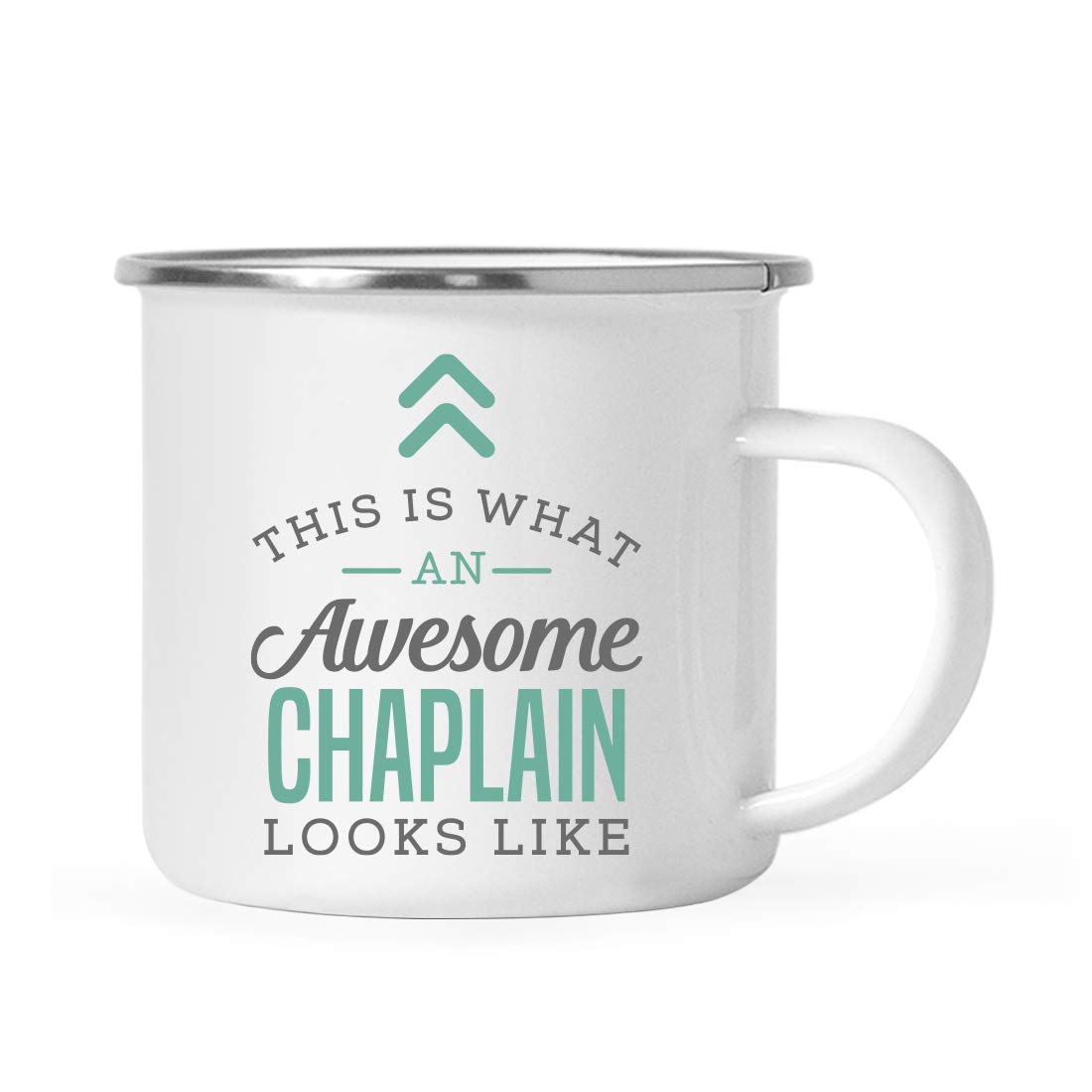 Andaz Press 11oz. Stainless Steel Campfire Coffee Mug, This is What an Awesome Chaplain Looks Like, 1-Pack, Includes Gift Box Chaplain Gifts For Women