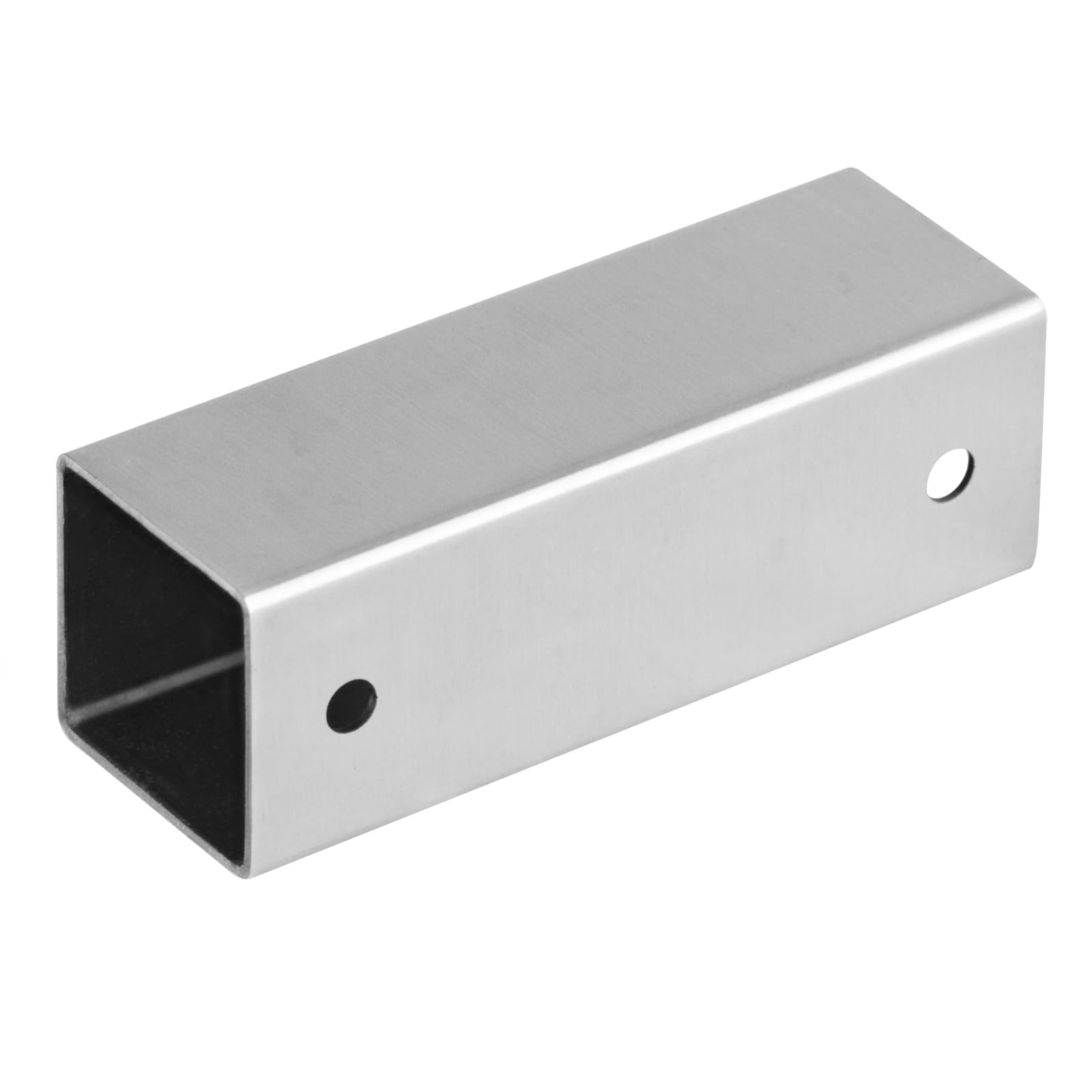 YIDU69Q 12 Pcs Stainless Steel 1" Slip Square Tube Connector, Straight Line Square Tube Coupler for Fence Rail Clamp