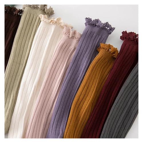 Ruffle socks 2pcs Girls Socks Knee High Lace Ruffle Long For Kids Cotton Toddlers Stocking Soft3