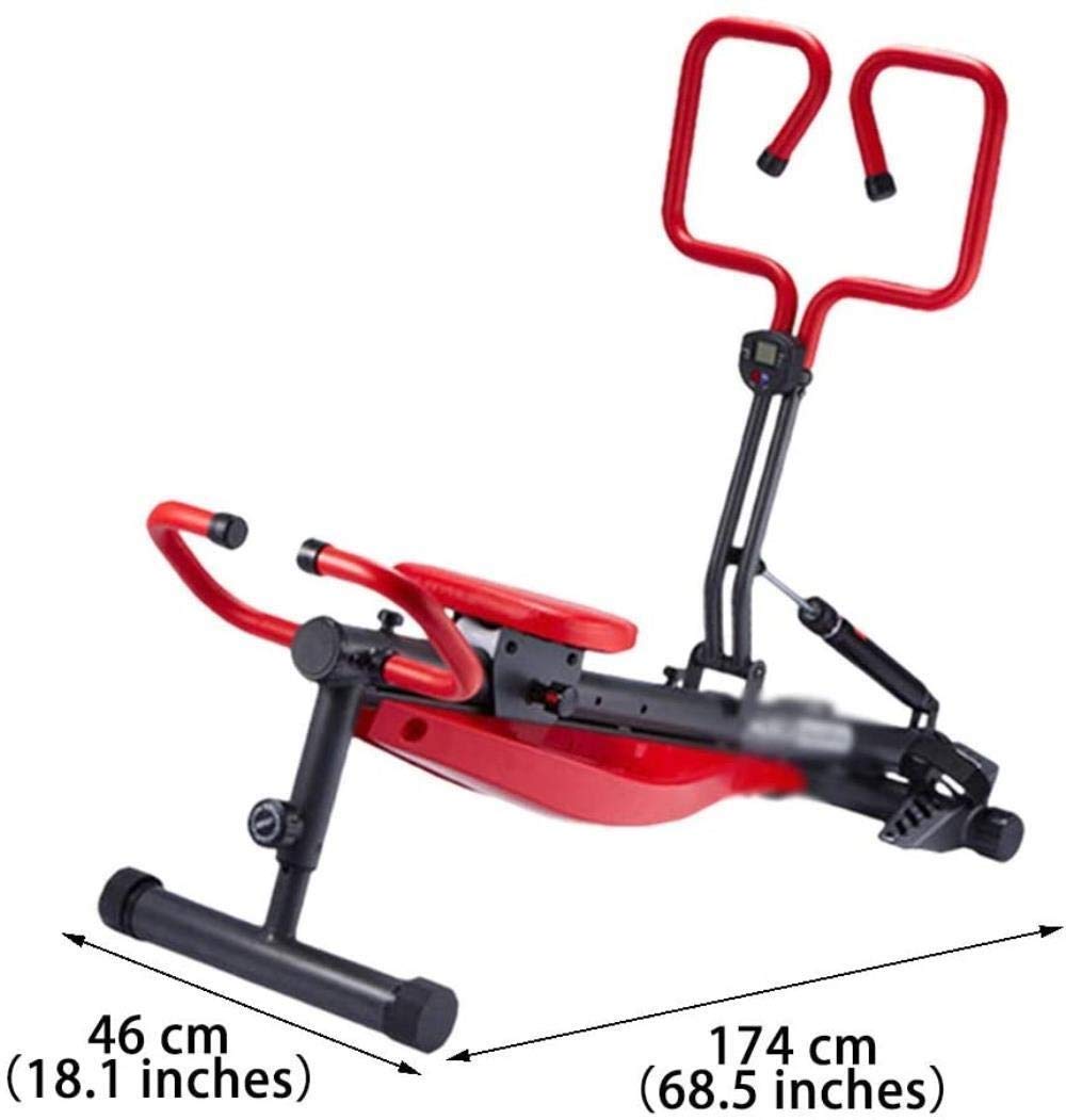 Équipement de fitness Rameurs pliables Rameur pour usage domestique pliable, équipement de fitness silencieux, rameur capacité de 300 lb, 12 niveaux de résistance hydraulique peuvent être ajustés