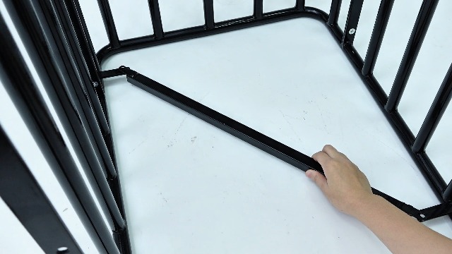 Otoolling Flat Wall/Corner Hay Feeder for Horse, Large Hay Rack Feeder Blanket Holder, 2.5" Healthy Slow Eating Prevents Waste, Easy Assembly for Goats Sheep Indoor Outdoor(Flat Wall with Lid) - image 8