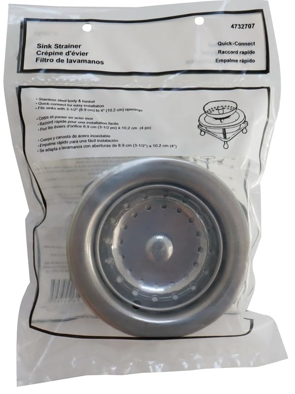 Colador para fregadero de cocina en acero inoxidable miniatura 2