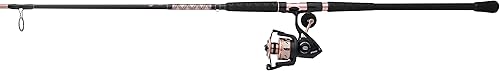 Miniatura 4 de PENN Passion II - Carrete giratorio y caña de pescar, negrooro rosa, carrete tamaño 4000, 7 pies, mediano, 1 unidad