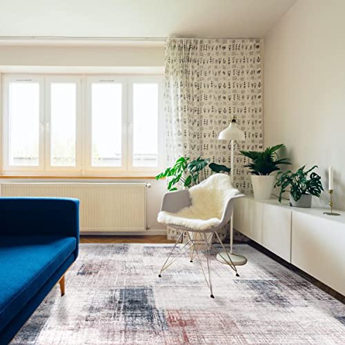 Vernal Machine Washable Anti Slip Pet Friendly High Traffic Non-Shedding Eco Friendly Fleta Area Rug, 2'6"x8' (76x243cm), Multicolor