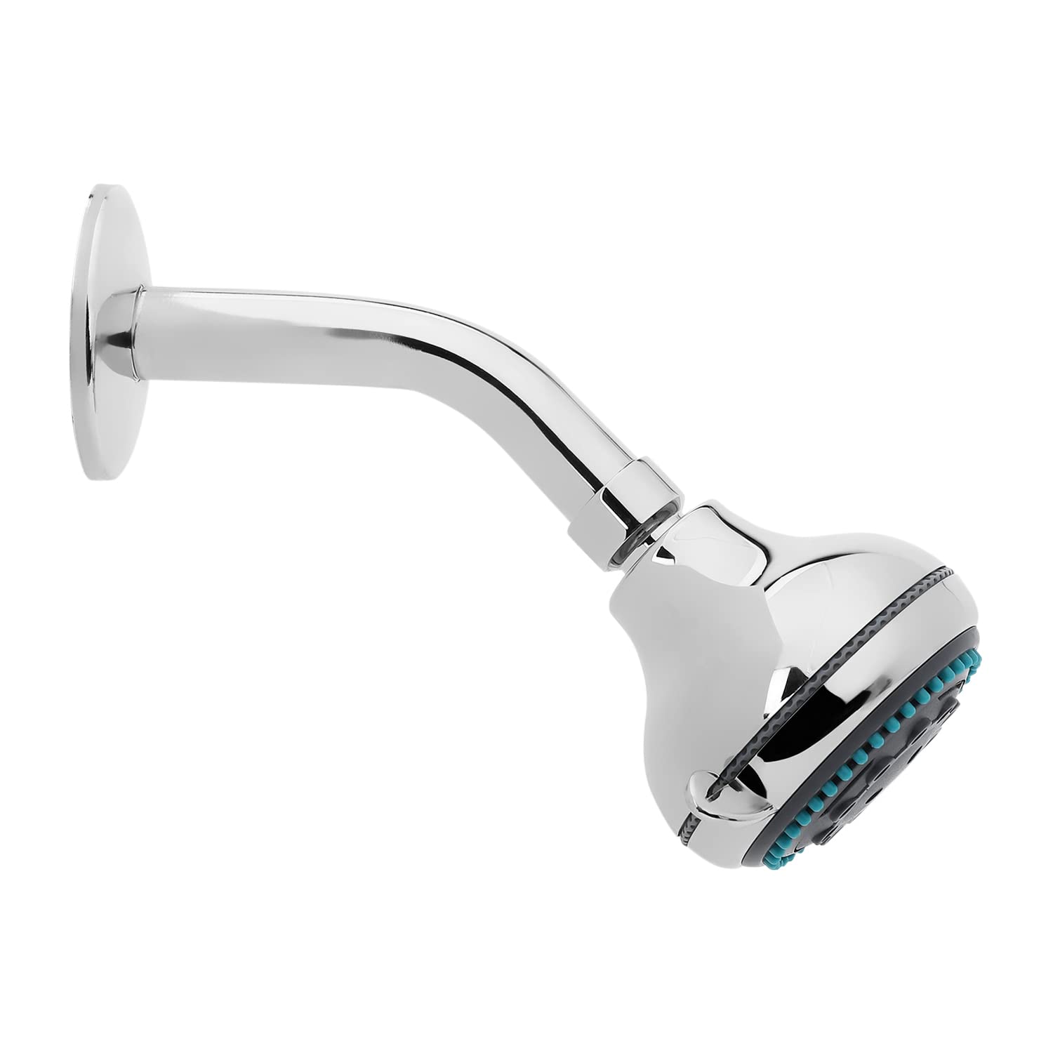 Hindware F160006 3-Flow ABS Water Saving Shower Head | With Rubbit Cleaning System | Mist, Massage and Rain Flow (B075TKR1QN) Amazon Price History, Amazon Price Tracker