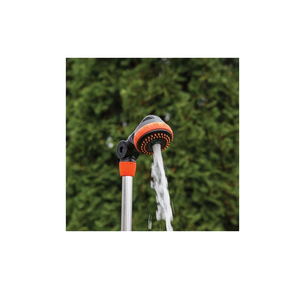 Bradas Verstellbare Gartendusche für den Außenbereich auf beweglichem Spieß