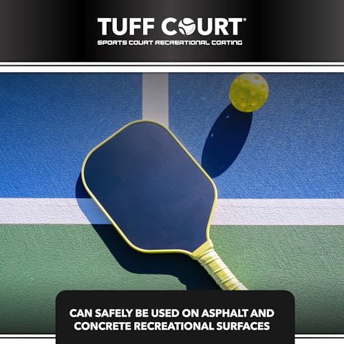 Image of Tuff Coat Tuff Court UT-412 5-Gl Blue Non-Skid Durable Sport Court Paint Coating for Pickleball, Tennis and Basketball Court