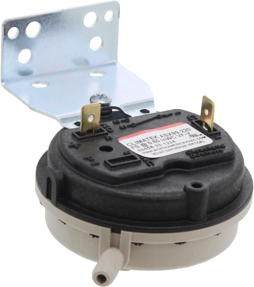 ClimaTek Furnace Air Pressure Switch - Fits Goodman Amana Part # 20197311