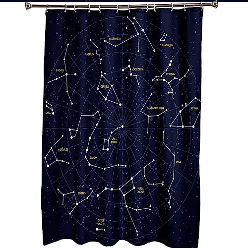 Rideau de douche bleu foncé imperméable 300x200cm KnSam