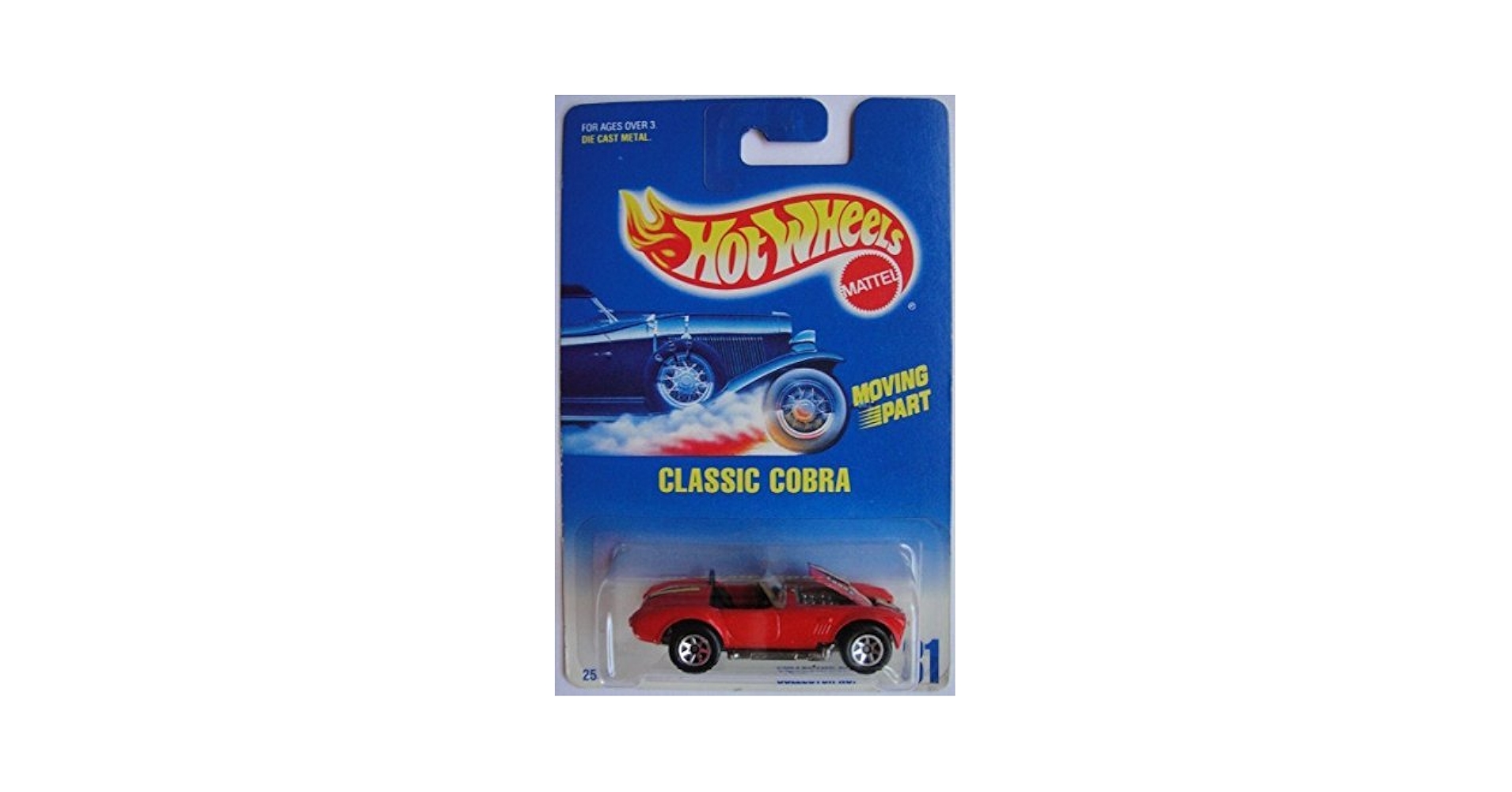 ホットウィール Classic Cobra Amazon.com: Hot Wheels 1991-31 Classic Cobra All Blue Card 1