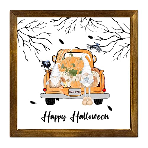 Panneau Halloween en bois pour sublimer un mur blanc decoration minimaliste