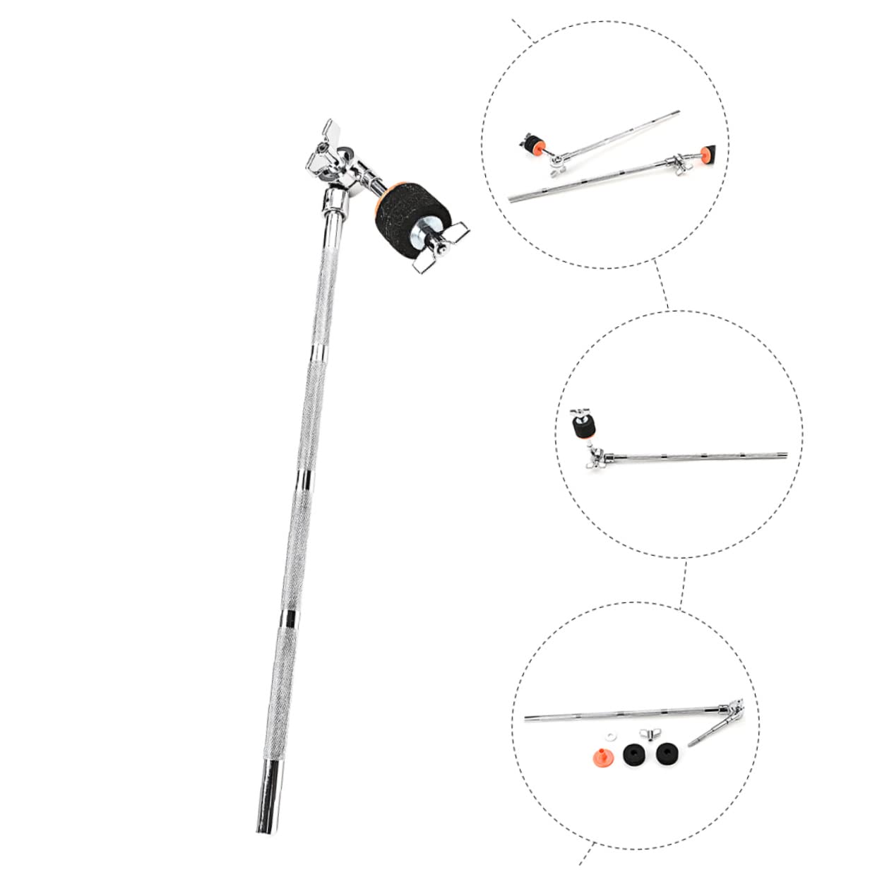 Holibanna Drum Kit Slide Bar Professional Accessory for Drummers Durable and Replacement Slide Bar for Enhanced Performance and Easy Installation