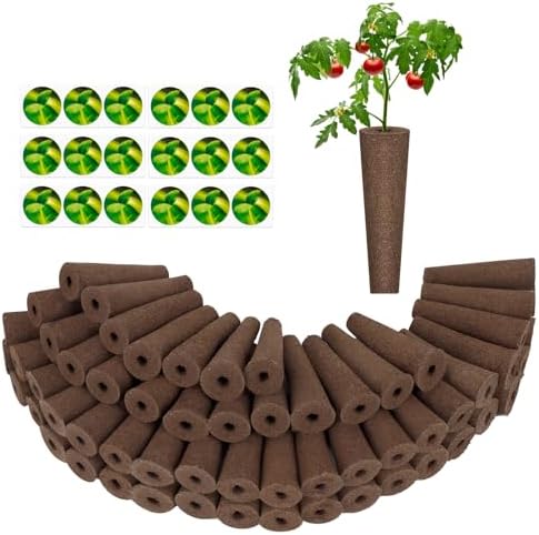 60 Pack Grow Sponges, Hydroponic Pods Replacement Compatible with...