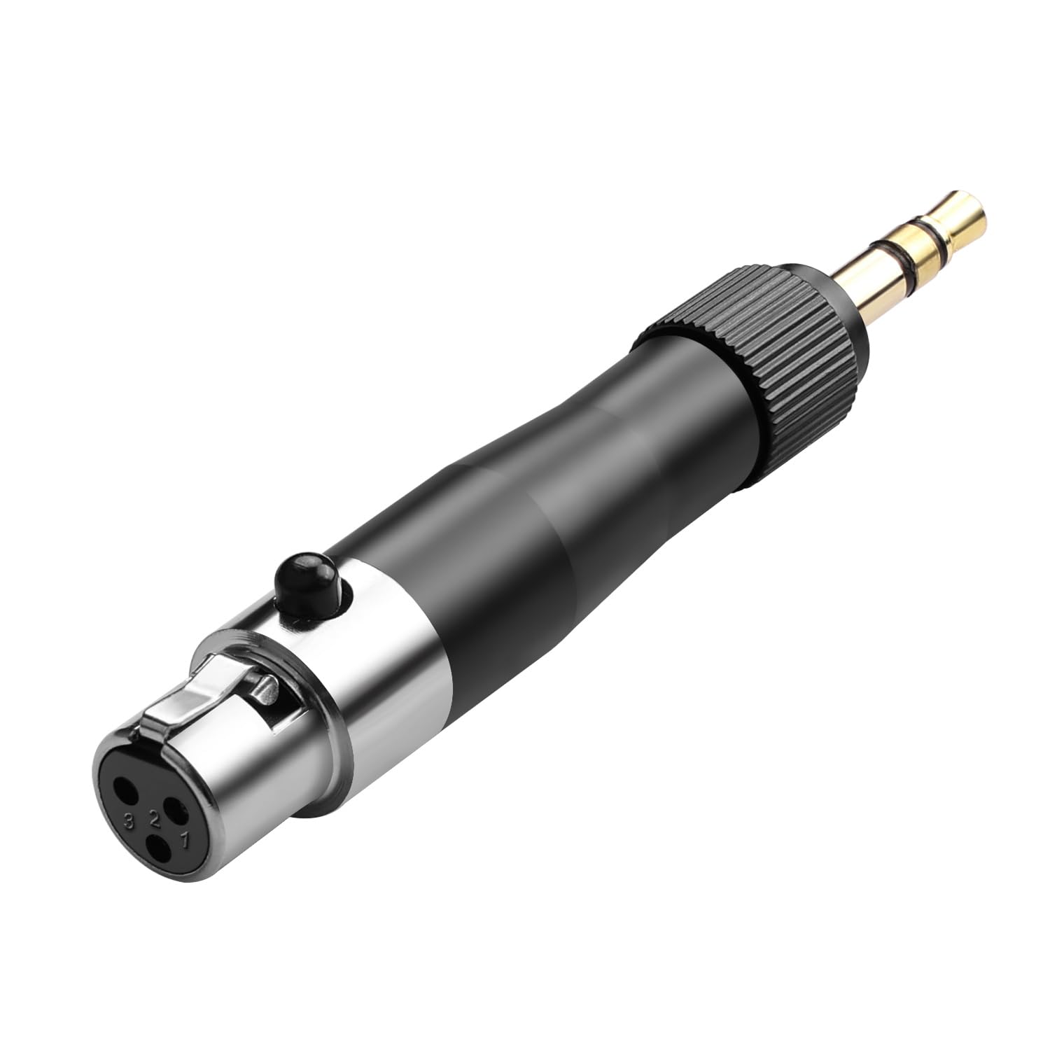 Convertisseur Audio Professionnel QIANRENON Adaptateur XLR Vers Mini XLR - Convertisseur Audio 3 Broches - Pour Micro Accessoire Audio Vidéo