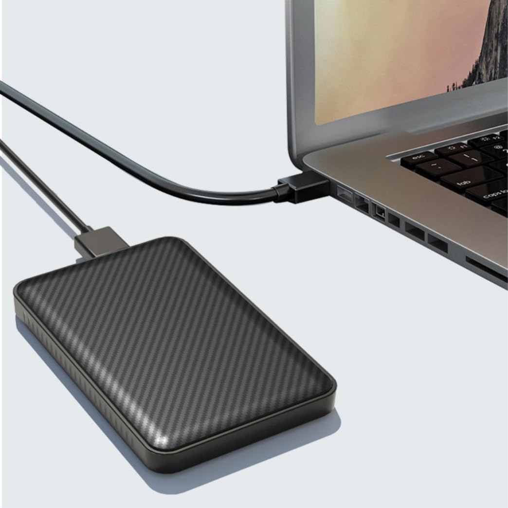 Frafuo 500G External Hard Drive-USB 3.0 Portable HDD Ultra Slim External Hard Drives 5Gbps High Speed Hard Drive-ps5 External Hard Drives-SSD External Hard Drive for PC, Laptop (500G)