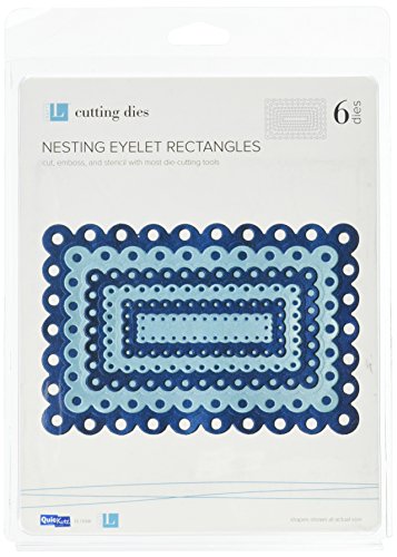 Quickutz We R Memory Keepers Nesting Eyelet Rectangles Cookie Cutter Die #TOP17