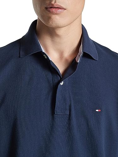 Image of Tommy Hilfiger Men's Short Sleeve Cotton Pique Polo Shirt in Regular Fit 2024 Collection
