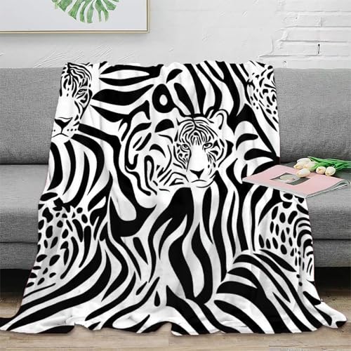 Couverture polaire art abstrait ultra douce pour ne plus jamais avoir froid au salon