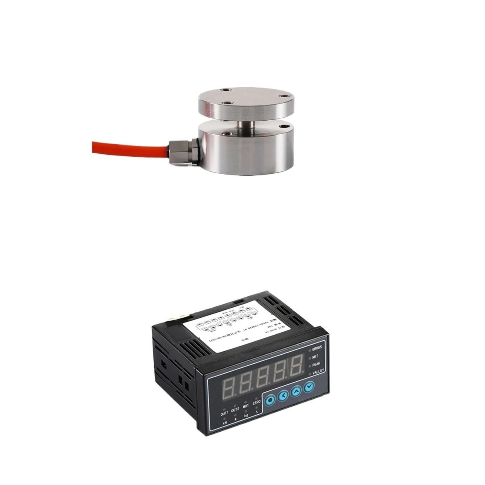 JFQOWCMP Micro Load Cell Sensor with Indicator Display Weighing Compression and Tension Sensor 20KG 30KG 50KG 100KG 200KG 300KG 500KG(50KG and Indicator)
