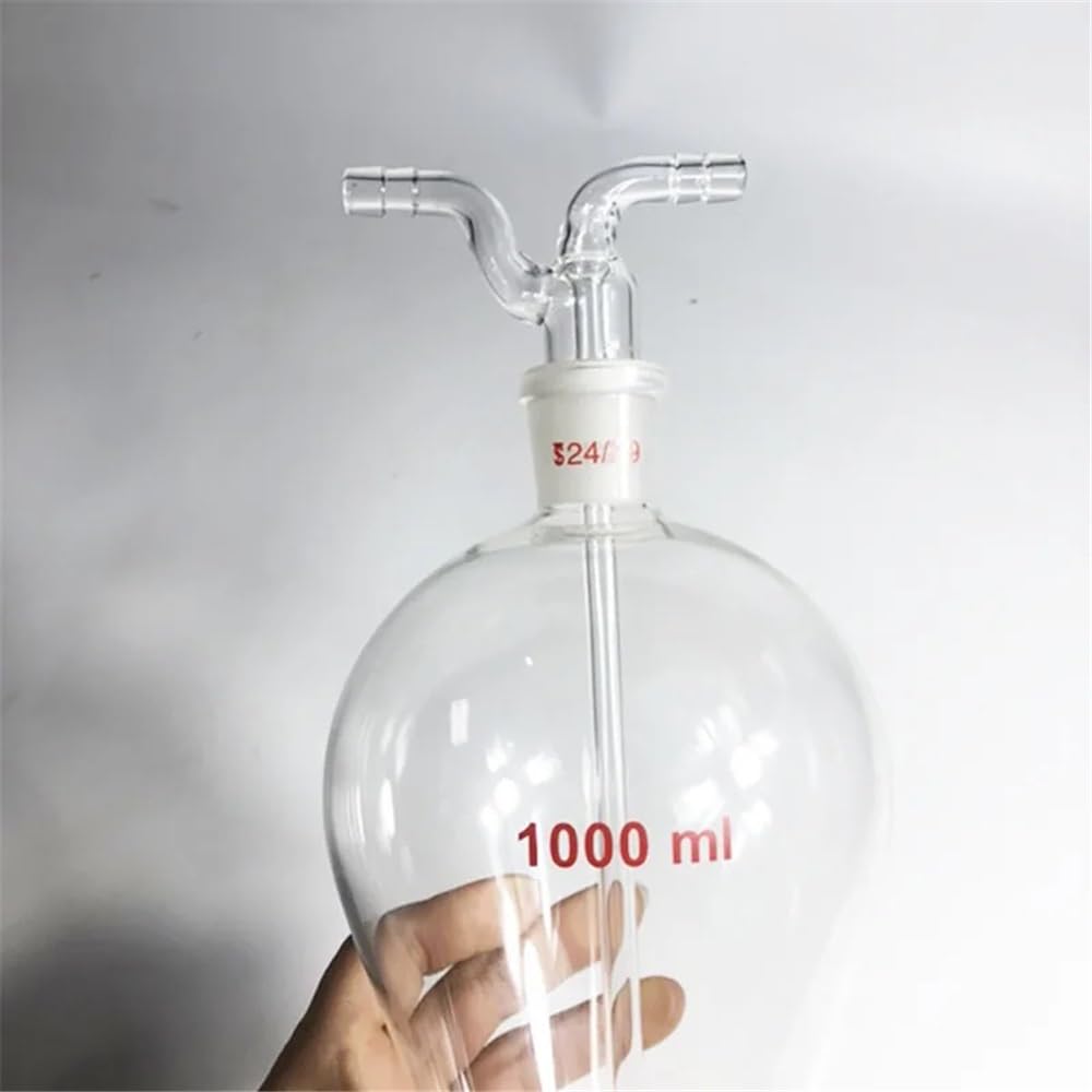 Cristalería de Laboratorio Embudo de separación con forma, reactor de vidrio, generador de 1000 ml