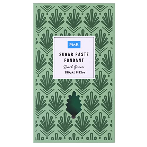 PME Sugar Paste Fondant Dark Green 250g
