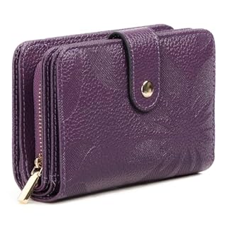 Goiacii Carteras Para Mujer Tarjetero Rfid Con 2 Bolsillos C