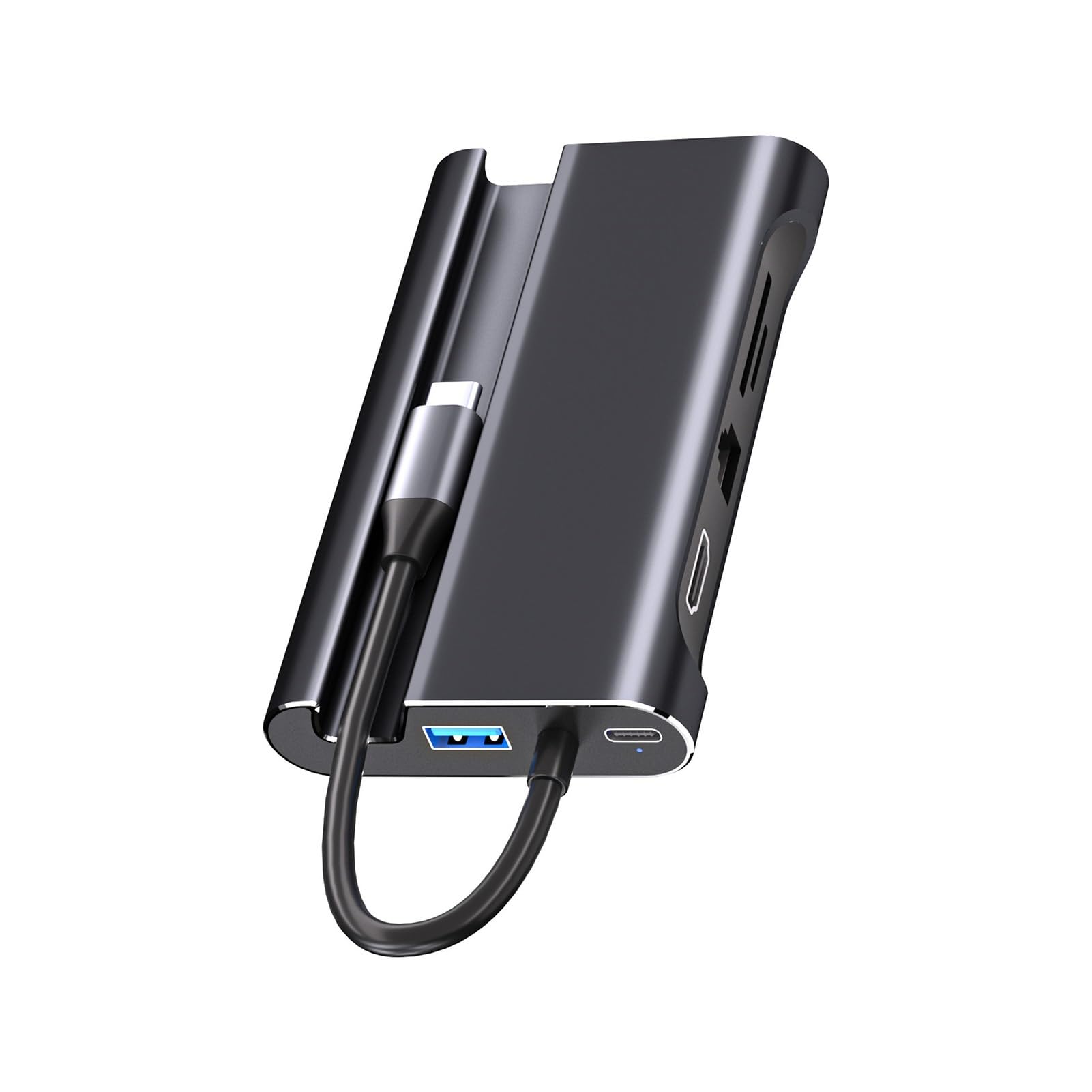 Stacja dokująca USB 3.0 do telefonu komórkowego typu C, stacja dokująca 8 w 1, stacja dokująca do laptopów z trzema wyświetlaczami, adapter kompatybilny z HP, Dell, stacja dokująca USB