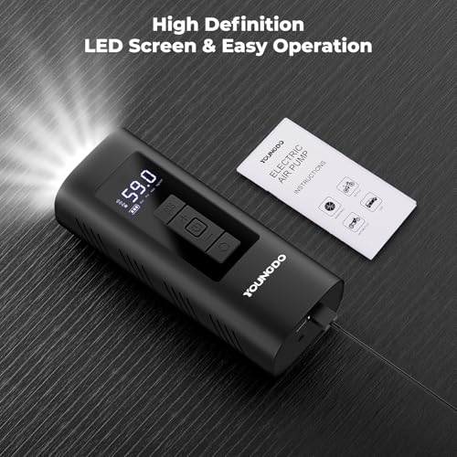 YOUNGDO Tire Inflator Portable Air Compressor, Bike Pump - image 6