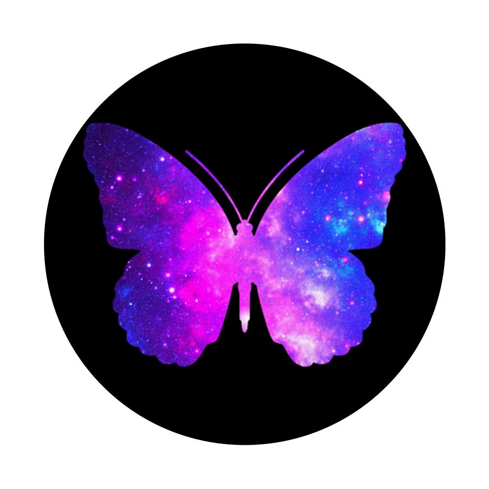 Amazon.com: SPACE BUTTERFLY Pop Socket - Cosmic Nebula Insect Moth