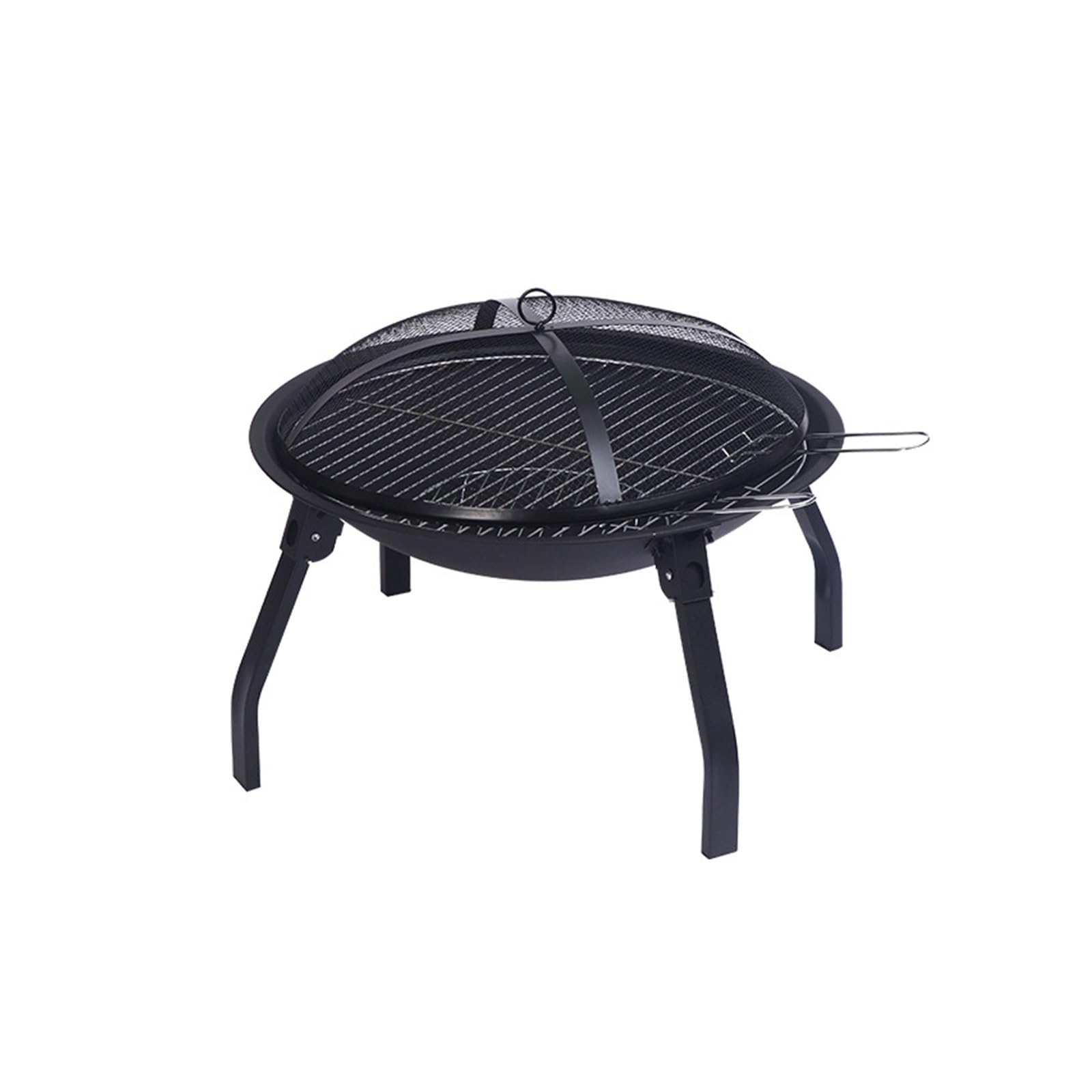 Grilles de barbecue au charbon de bois avec filet en acier inoxydable
